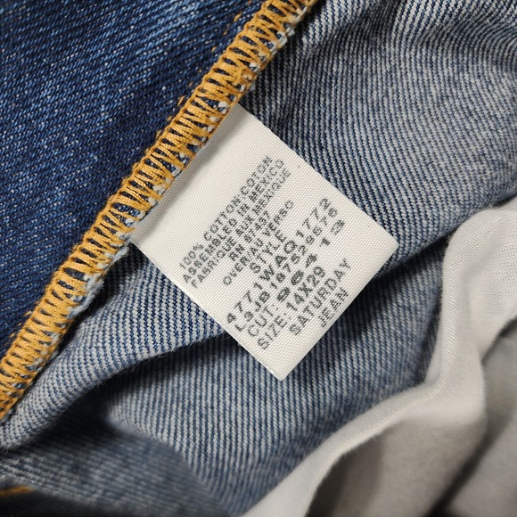 Polo Jeans Co Ralph Lauren Jeans WOMENS 14X29 Blue Saturday Jean VINTAGE 90s - Picture 9 of 15